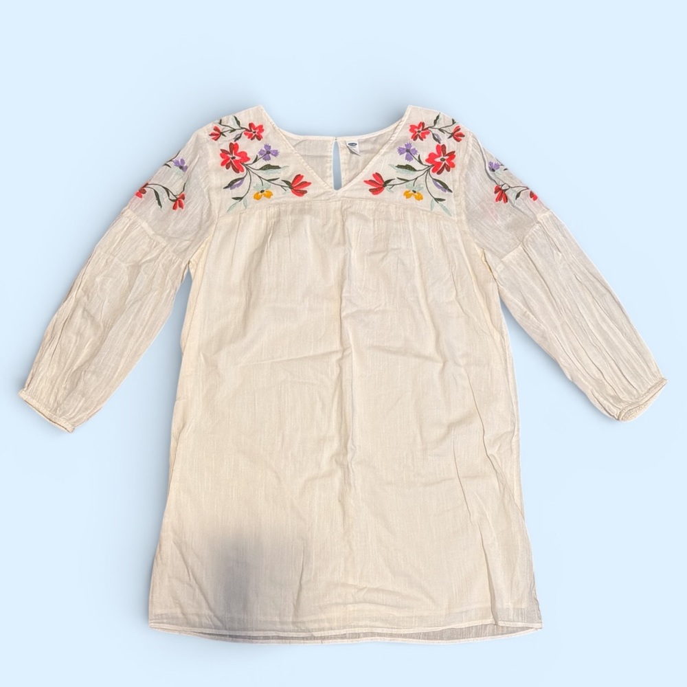 Old‎ navy Women’s Floral Embroidered bohon dress size XL